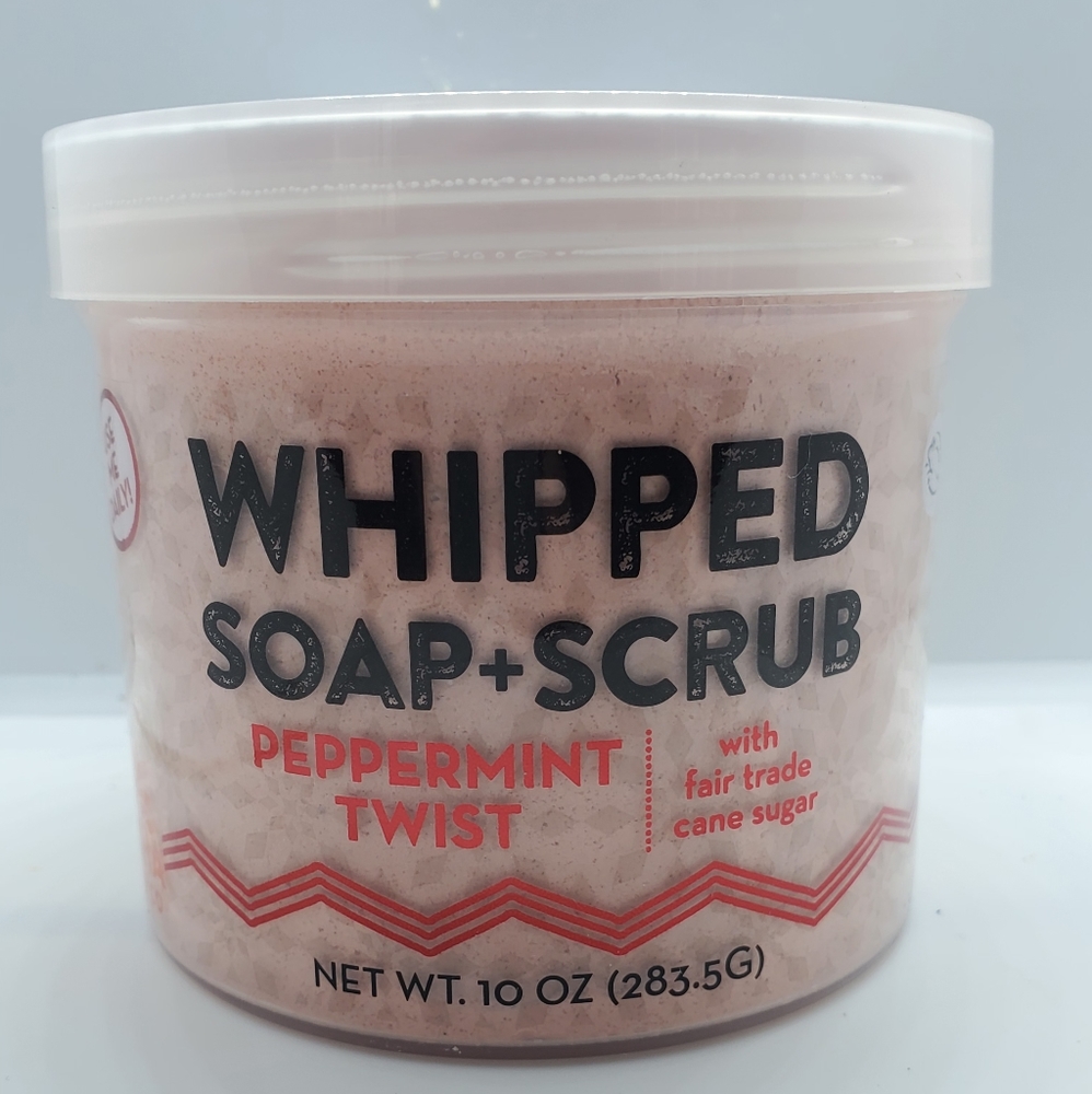 Whipped Soap+Scrub Peppermint Twist